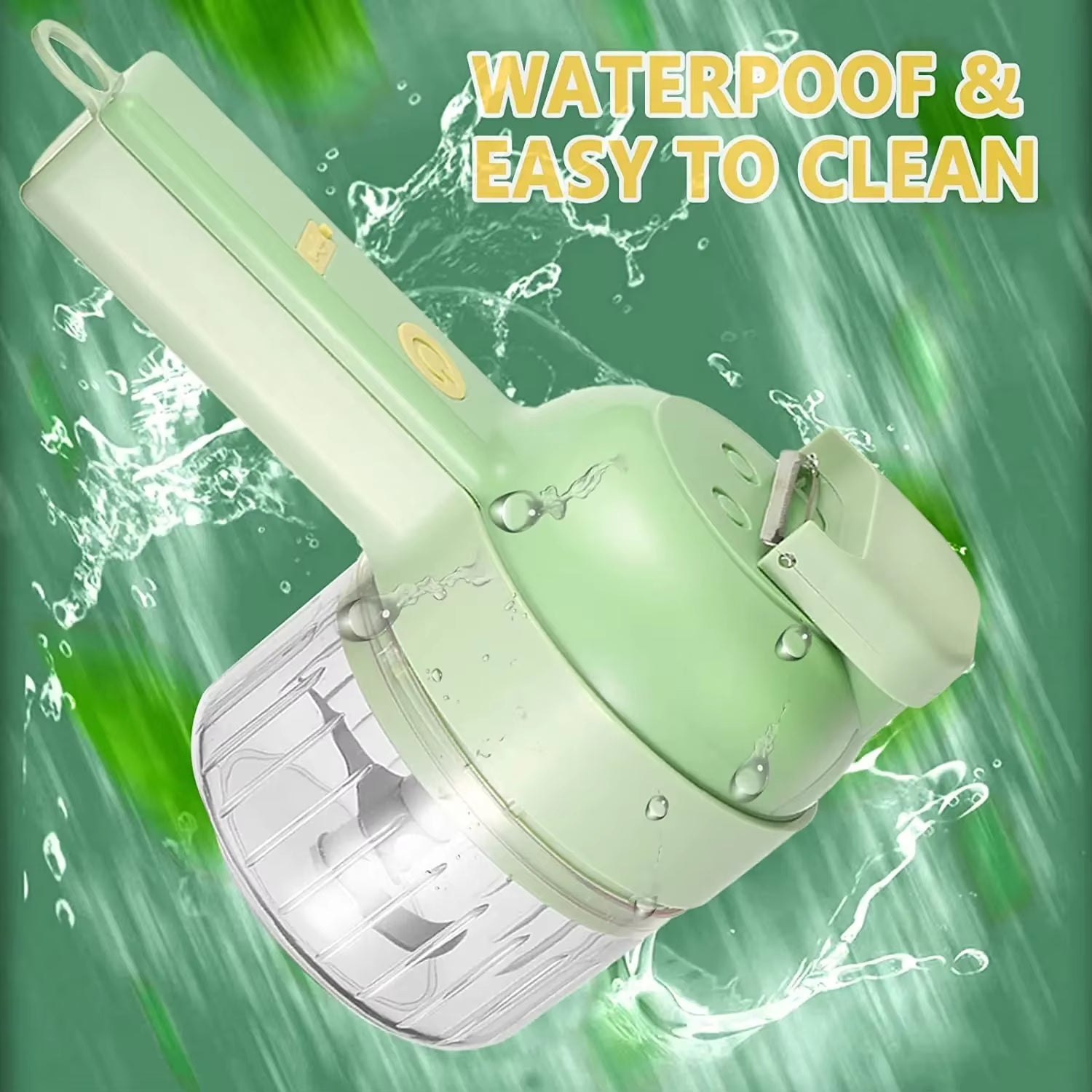 4In1 Electric Vegetable Cutter Set Handheld Wireless Electric Garlic Masher Food Chopper Meat Grinder Machine Food Peel Slice 4I