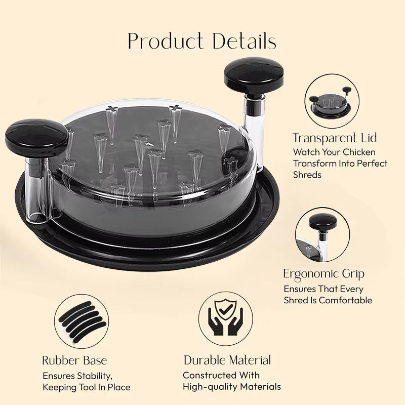 Easy Chicken Shredder - Quick Meat Prep Tool