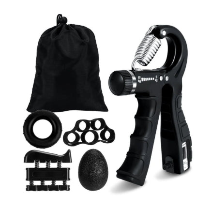 6 Pack Grip Strength Trainer Kit with Counter