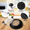 Ergonomic grip chicken shredder with plastic teeth for quick meat prep