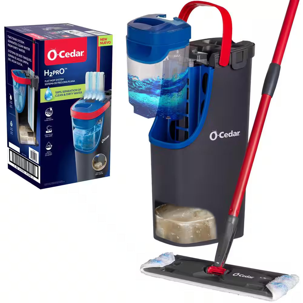 H2Pro Microfiber Flat Mop System